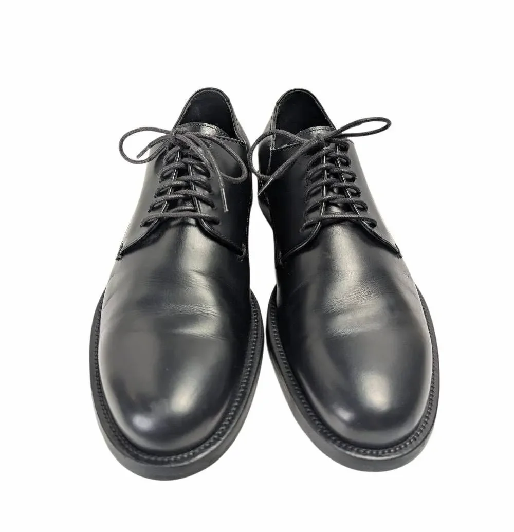 Giorgio Armani Black leather oxford lace up dress shoe mens 40 EU 6.5/7 US
